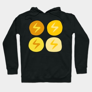 Sowilo in Yellow (Runes and Colors) Hoodie